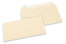 Farvede kuverter - Elfenbenshvide, 110 x 220 mm  | Alle-konvolutter.dk