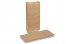 Papirsposer med blokbund brun - 140 x 80 x 320 mm uden vindue, 1000 ml | Alle-konvolutter.dk