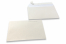 Hvide kuverter med perlemorseffekt - 162 x 229 mm | Alle-konvolutter.dk