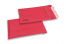 Farvet boblekuvert af papir - Rød, 80 g 180 x 250 mm | Alle-konvolutter.dk