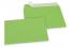 Farvede kuverter - Æblegrønne, 114 x 162 mm | Alle-konvolutter.dk