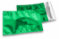 Grønne metallisk foliekuverter - 114 x 162 mm | Alle-konvolutter.dk