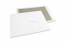 Kuverter med papbagside - 400 x 500 mm, 120 gr hvid kraftforside, 700 gr gråt duplex bagside, uden lim / uden dækstrimmel | Alle-konvolutter.dk