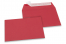 Farvede kuverter - Røde,  114 x 162 mm | Alle-konvolutter.dk