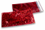 Røde holografisk metallisk foliekuverter - 114 x 229 mm | Alle-konvolutter.dk