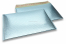 ECO boblekuvert af metallisk plast - isblå 320 x 425 mm | Alle-konvolutter.dk