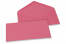 Farvede kuverter til lykønskningskort - Pink, 110 x 220 mm | Alle-konvolutter.dk