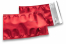 Røde metallisk foliekuverter - 114 x 162 mm | Alle-konvolutter.dk