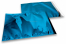 Blå metallisk foliekuverter - 320 x 430 mm | Alle-konvolutter.dk