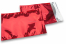 Røde metallisk foliekuverter - 162 x 229 mm | Alle-konvolutter.dk