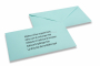 Farvede kuverter til fødselsmeddelelser babyblå 