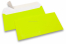 Neon kuverter - gul, uden rude | Alle-konvolutter.dk