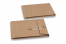 Kuverter med snøreluk - 114 x 162 x 25 mm, brun | Alle-konvolutter.dk