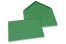 Farvede kuverter til lykønskningskort - Mørkegrøn, 133 x 184 mm | Alle-konvolutter.dk