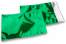 Grønne metallisk foliekuverter - 162 x 229 mm | Alle-konvolutter.dk