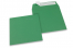 Farvede kuverter - Mørkegrønne, 160 x 160 mm   | Alle-konvolutter.dk