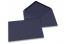 Farvede kuverter til lykønskningskort - Mørkeblå, 133 x 184 mm | Alle-konvolutter.dk