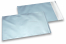 Isblå farvede mat metallisk foliekuverter - 180 x 250 mm | Alle-konvolutter.dk