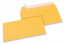 Farvede kuverter - Guldgule, 110 x 220 mm   | Alle-konvolutter.dk