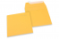 Farvede kuverter - Guldgule, 160 x 160 mm   | Alle-konvolutter.dk