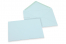 Farvede kuverter til lykønskningskort - Lyseblå, 133 x 184 mm | Alle-konvolutter.dk