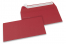 Farvede kuverter - Mørkerøde, 110 x 220 mm  | Alle-konvolutter.dk