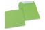 Farvede kuverter - Æblegrønne, 160 x 160 mm | Alle-konvolutter.dk