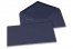 Farvede kuverter til lykønskningskort - Mørkeblå, 110 x 220 mm | Alle-konvolutter.dk