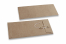 Kuverter med snøreluk - 110 x 220 mm, brun kraftpapir | Alle-konvolutter.dk
