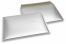 ECO boblekuvert af mat metallisk plast - sølv 235 x 325 mm | Alle-konvolutter.dk
