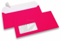Neon kuverter - pink, med rude 45 x 90 mm, rude positioneret 20 mm fra venstre og 15 mm fra bunden