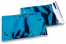 Blå metallisk foliekuverter - 162 x 229 mm | Alle-konvolutter.dk
