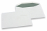 Hvide kuverter af papir, 156 x 220 mm (EA5), 90 g, fugtgummieret, vægt ca. 7 g pr. stk.  | Alle-konvolutter.dk