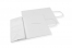 Papirsposer med hank snoet - hvid, 240 x 110 x 310 mm, 100 g | Alle-konvolutter.dk