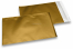 Guld farvede mat metallisk foliekuverter - 180 x 250 mm | Alle-konvolutter.dk