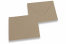 Brune kuverter - 130 x 130 mm | Alle-konvolutter.dk