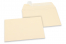 Farvede kuverter - Elfenbenshvide, 114 x 162 mm  | Alle-konvolutter.dk