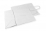 Papirsposer med hank snoet - hvid, 320 x 140 x 420 mm, 100 g | Alle-konvolutter.dk