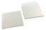 Hvide kuverter med perlemorseffekt - 155 x 155 mm | Alle-konvolutter.dk