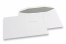Hvide kuverter af papir, 162 x 229 mm (C5), 90 g, fugtgummieret, vægt ca. 7 g pr. stk.  | Alle-konvolutter.dk