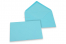 Farvede kuverter til lykønskningskort - Blå himmel, 114 x 162 mm | Alle-konvolutter.dk