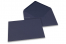 Farvede kuverter til lykønskningskort - Mørkeblå, 162 x 229 mm | Alle-konvolutter.dk