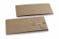Kuverter med snøreluk - 110 x 220 x 25 mm, brun kraftpapir | Alle-konvolutter.dk