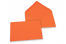 Farvede kuverter til lykønskningskort - Orange, 114 x 162 mm | Alle-konvolutter.dk