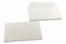 Hvide kuverter med perlemorseffekt - 114 x 162 mm | Alle-konvolutter.dk