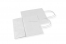 Papirsposer med hank snoet - hvid, 190 x 80 x 210 mm, 80 g | Alle-konvolutter.dk