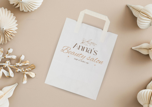  Papirsposer med hank foldbar | Alle-konvolutter.dk