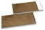 Bronze farvede mat metallisk foliekuverter - 110 x 220 mm | Alle-konvolutter.dk