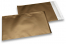 Bronze farvede mat metallisk foliekuverter - 230 x 320 mm | Alle-konvolutter.dk