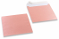Babylyserøde kuverter med perlemorseffekt - 170 x 170 mm | Alle-konvolutter.dk